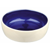 Trixie Ceramic Bowl - kerámia tál (fehér, kék) macskák részére (0,3l /Ø13cm)