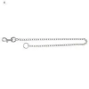  Trixie Chain - lánc póráz,bőr markolattal (80cm/4mm)