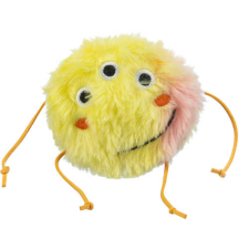 Trixie cushion - játék szörnyecske plüss, macskamenta, narancs/sárga- macskák részére (10cm) játék macskáknak