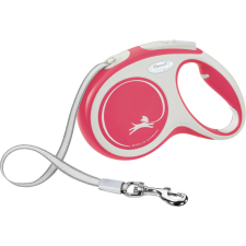  Trixie Flexi Comfort Kutyapóráz - 5m, 25kg, Piros nyakörv, póráz, hám kutyáknak