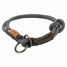 Trixie Fojtó BE NORDIC M 45cm/8mm Sötétszürke/Barna nyakörv, póráz, hám kutyáknak