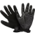 Trixie Fur Care Gloves, 1 pár - szőrápoló kesztyű (fekete) macskák részére (16x23cm)