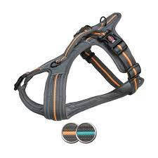 Trixie Fusion Touring Harness - hám (szürke,óceánkék) kutyák részére (S-M) 45-54cm/20mm nyakörv, póráz, hám kutyáknak