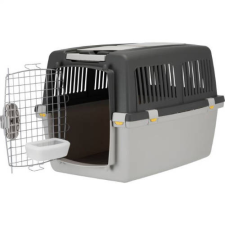 Trixie Gulliver IATA Transport Box - szállítóbox (szürke) kutyák részére (58x60x79cm) M szállítóbox, fekhely kutyáknak