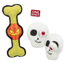 Trixie Halloween csont - plüss játék (koponya) kutyák részére (19cm) játék kutyáknak