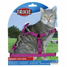  Trixie Hám És Póráz Macska Nylon 26-37cm/10mm 1,2m nyakörv, póráz, hám kutyáknak