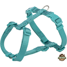 Trixie Hám-H Premium L-XL: 75-120cm/25 mm, Kék nyakörv, póráz, hám kutyáknak