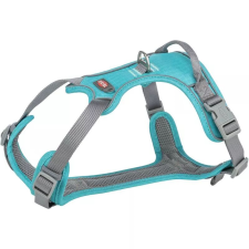 Trixie Hám Premium Active L–XL: 74–100 cm/25 mm, Kék nyakörv, póráz, hám kutyáknak