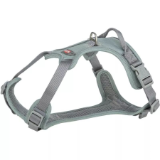 Trixie Hám Premium Active M–L: 60–75 cm/25 mm, Zsálya zöld nyakörv, póráz, hám kutyáknak