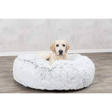 Trixie Harvey Bed - négyzet fekhely (fehér/fekete) kutyák részére (Ø100x70cm) szállítóbox, fekhely kutyáknak