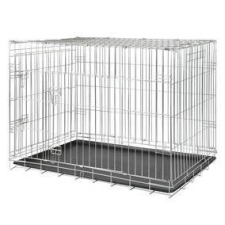 Trixie Home Kennel – szobakennel (horganyzott fém) kutyák részére (116x86x77cm) szállítóbox, fekhely kutyáknak