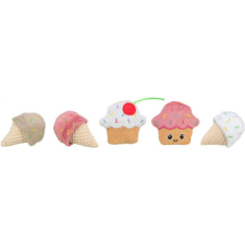 Trixie Ice cream  and cupcake, plush- játékforma macskák részére (7cm) játék macskáknak