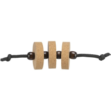 Trixie Játék macskának CityStyle hengerek kötélen parafa/fa 4x14cm játék macskáknak
