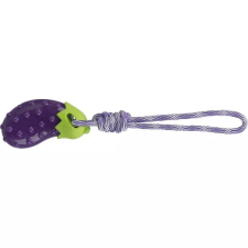 Trixie Játék padlizsán kötéllel 13cm/34cm játék kutyáknak