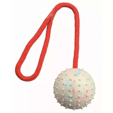 Trixie Játék Tömör Gumi Labda Kötéllel 7cm/30cm játék kutyáknak