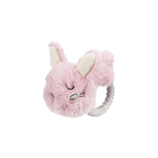 Trixie Junior Bunny - játék (plüss,nyuszi, műanyag karikával) kutyák részére (14cm) játék kutyáknak