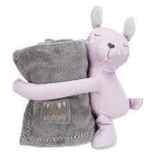 Trixie Junior Cuddly Set - takaró (szürke,lila) kölyök kutyák részére (75×50cm) kutyafelszerelés