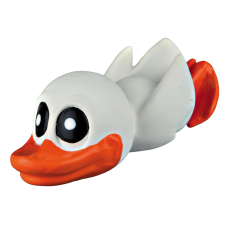 Trixie Kacsa Latex kutya játék, sípol,13 cm, Fehér/narancssárga, 35176 játék kutyáknak