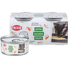 Trixie Konzerv Kittis Leves Csirkével és Lazaccal, 4x80g macskaeledel