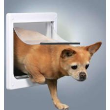 Trixie kutyaajtó rugalmas lengőajtóval 2 utas kivitelben - XS/S - 25 x 29 cm kutyaajtó