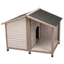 Trixie Kutyaház Lodge Nyeregtetővel M-L 130x100x105 cm Szürke szállítóbox, fekhely kutyáknak