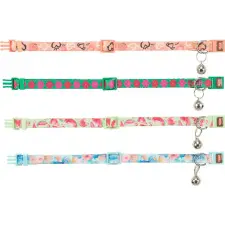 Trixie macska nyakörv, virágos, 19-31cm/10mm, különböző színekben nyakörv, póráz, hám macskáknak