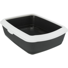 Trixie Macska WC Classic Peremmel, 37 × 15 × 47 cm, Sötétszürke/Fehér macskatoalett
