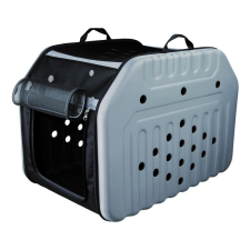 Trixie Mobile Kennel Easy, S–M: 71 × 49 × 51 cm, Szürke szállítóbox, fekhely kutyáknak