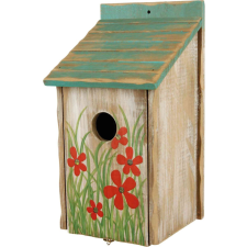 Trixie Nesting Box | Fészkelő odú (natúr) vadmadarak részére - 3.3 cm / 15X28X14 cm madár kalitka