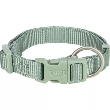 Trixie Nyakörv Premium M-L: 35-55 cm/20 mm, Zsálya zöld nyakörv, póráz, hám kutyáknak