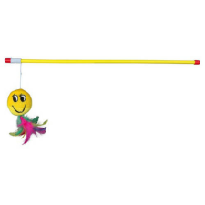 Trixie Playing Rod with Smiley - játék macskapeca (szmájli) macskák részére (50cm) játék macskáknak