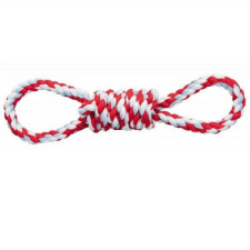 Trixie Playing Rope - kötél játék (dupla hurok) kutyák részére (38cm) játék kutyáknak