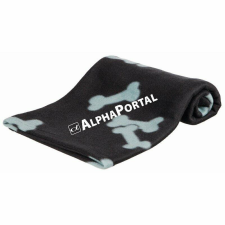  Trixie Pléd Beany 100x70cm Fekete szállítóbox, fekhely kutyáknak