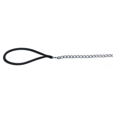 Trixie Póráz Láncos nylon fogóval 1m/3mm fekete nyakörv, póráz, hám kutyáknak