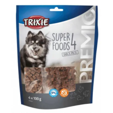 Trixie PREMIO 4 Superfoods - jutalomfalat (csirke,kacsa,marha,bárány) 4x100g jutalomfalat kutyáknak