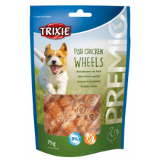 Trixie PREMIO Fish Chicken Wheels Jutalomfalat hal csirke 75g jutalomfalat kutyáknak