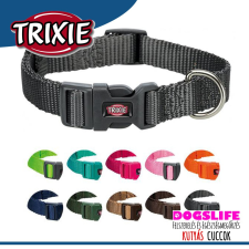  Trixie Prémium Színes Nyakörv S-M, 30-45cm/15mm - Erős, strapabíró szövéssel több színben nyakörv, póráz, hám kutyáknak