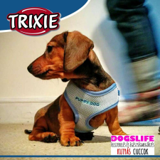  Trixie Puppy Soft Hám + Póráz Szett Light Mentol 26-34cm - Puha, szivaccsal bélelt kellemes tapin... nyakörv, póráz, hám kutyáknak