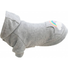 Trixie Rainbow Falls hoodie - kapucnis pulóver (szürke,mintás) kutyák részére (XXS) 21cm kutyaruha