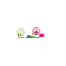 Trixie Rattling Ball - műanyag játék (csörgő labda) macskák részére (4cm/2db) játék macskáknak