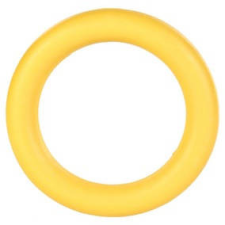 Trixie Ring Toy - natúr gumi játék (barázdás karika) kutyák részére (Ø16cm) játék kutyáknak