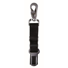 Trixie rövid póráz és biztonsági övbe csat 45-70cm/25mm, fekete nyakörv, póráz, hám kutyáknak