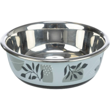 Trixie Stainless Bowl flat- Rozsdamentes tál (kék-szürke) kutyák részére (Ø21cm/1,6l) kutyatál