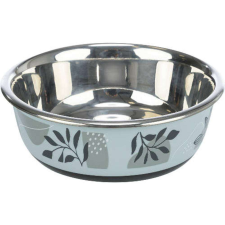 Trixie Stainless Bowl flat- Rozsdamentes tál (kék-szürke) kutyák részére (Ø21cm/1,6l) kutyatál
