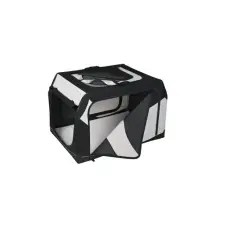 Trixie Szállító box vario nylon fekete-szürke 91 × ​​58 × 61 cm kutyafelszerelés