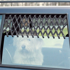 Trixie Szellőzőrács Autóba Fekete 30-110cm szállítóbox, fekhely kutyáknak