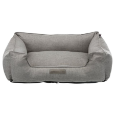 Trixie Talis Bed | Négyszögletes, peremes fekhely (szürke) kutyák részére - 80x60 cm szállítóbox, fekhely kutyáknak