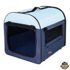 Trixie Táska Utazó Basic M-L 70x75x95cm Kék szállítóbox, fekhely kutyáknak