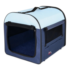 Trixie utazó box kék (50 × 50 × 60 cm ) szállítóbox, fekhely kutyáknak