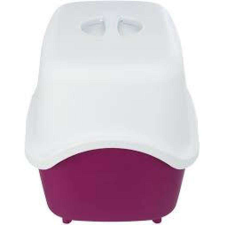 Trixie Vico Cat Litter Tray - Fedeles macska WC (berry/fehér) 40x40x56cm macskatoalett